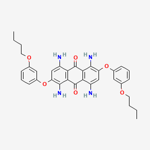 1,4,5,8-Tetraamino-2,6-bis(3-butoxyphenoxy)anthracene-9,10-dione