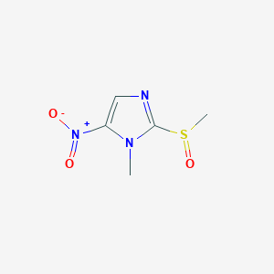 1-Methyl-2-(methylsulfinyl)-5-nitro-1H-imidazole