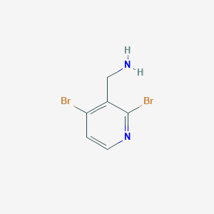 (2,4-Dibromopyridin-3-yl)methanamine