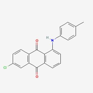 6-Chloro-1-(4-methylanilino)anthracene-9,10-dione