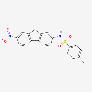 4-Methyl-n-(7-nitro-9h-fluoren-2-yl)benzenesulfonamide