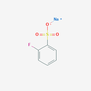 molecular formula C6H4FNaO3S B13134315 Sodium2-fluorobenzenesulfonate 