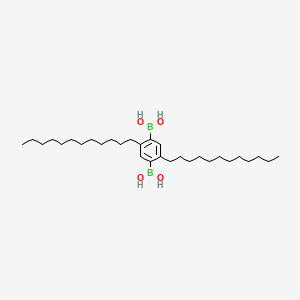 Boronic acid, (2,5-didodecyl-1,4-phenylene)bis-