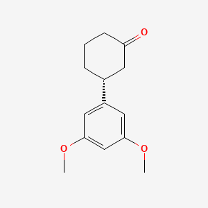 Cyclohexanone,3-(3,5-dimethoxyphenyl)-,(3R)-