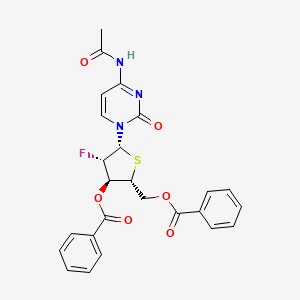 [(2R,3S,4S,5R)-5-(4-acetamido-2-oxopyrimidin-1-yl)-3-benzoyloxy-4-fluorothiolan-2-yl]methyl benzoate