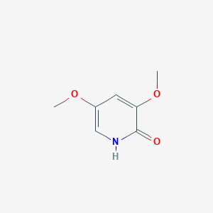 molecular formula C7H9NO3 B13134334 3,5-Dimethoxypyridin-2(1H)-one CAS No. 62566-57-8