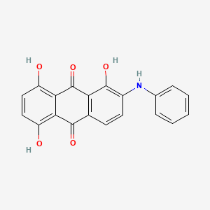 2-Anilino-1,5,8-trihydroxyanthracene-9,10-dione