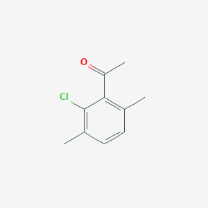 molecular formula C10H11ClO B13134349 1-(2-Chloro-3,6-dimethylphenyl)ethanone 