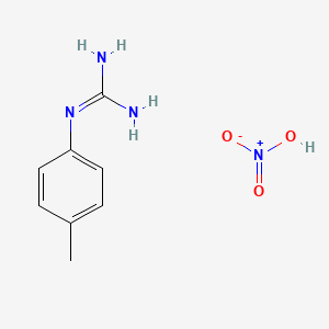 molecular formula C8H12N4O3 B1313435 对甲苯胍硝酸盐 CAS No. 79574-98-4