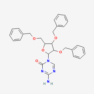 4-Amino-1-(2,3,5-tri-o-benzylpentofuranosyl)-1,3,5-triazin-2(1h)-one