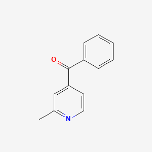molecular formula C13H11NO B1313437 4-苯甲酰-2-甲基吡啶 CAS No. 59576-25-9