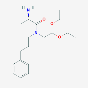 (S)-2-Amino-N-(2,2-diethoxyethyl)-N-(3-phenylpropyl)propanamide