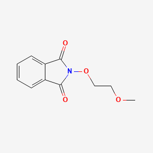 molecular formula C11H11NO4 B1313442 2-(2-甲氧基乙氧基)-2,3-二氢-1H-异吲哚-1,3-二酮 CAS No. 54149-18-7