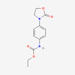 ethyl N-[4-(2-oxo-1,3-oxazolidin-3-yl)phenyl]carbamate