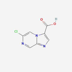 6-Chloroimidazo[1,2-a]pyrazine-3-carboxylic acid