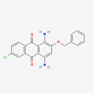 1,4-Diamino-2-(benzyloxy)-6-chloroanthracene-9,10-dione