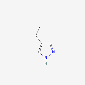 molecular formula C5H8N2 B1313454 4-乙基-1H-吡唑 CAS No. 17072-38-7