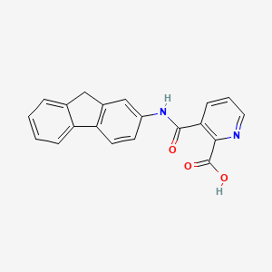 3-(9h-Fluoren-2-ylcarbamoyl)pyridine-2-carboxylic acid