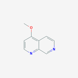 molecular formula C9H8N2O B13134554 4-Methoxy-1,7-naphthyridine 