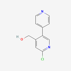 (6-Chloro-[3,4'-bipyridin]-4-yl)methanol