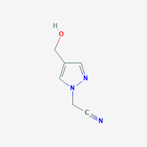 2-(4-(Hydroxymethyl)-1H-pyrazol-1-yl)acetonitrile