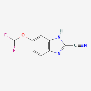 6-(Difluoromethoxy)-1H-benzo[d]imidazole-2-carbonitrile