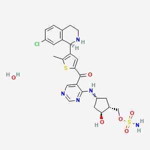 molecular formula C25H30ClN5O6S2 B13134643 TAK-981hydrate 