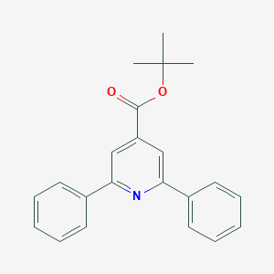 molecular formula C22H21NO2 B13134677 tert-Butyl2,6-diphenylisonicotinate 