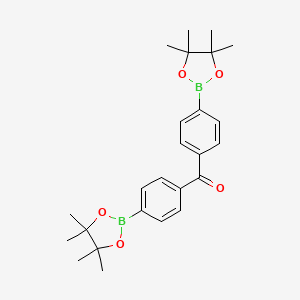 Bis(4-(4,4,5,5-tetramethyl-1,3,2-dioxaborolan-2-yl)phenyl)methanone