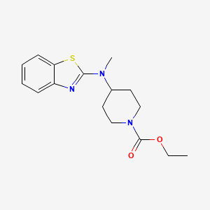 1-Piperidinecarboxylicacid,4-(2-benzothiazolylmethylamino)-,ethylester