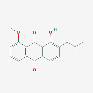 1-Hydroxy-8-methoxy-2-(2-methylpropyl)anthracene-9,10-dione