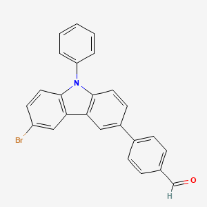 4-(6-Bromo-9-phenyl-9H-carbazol-3-yl)benzaldehyde