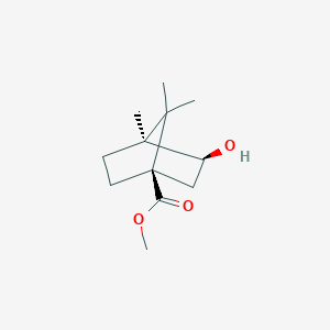 molecular formula C12H20O3 B13134813 rel-(1R,3S,4S)-Bicyclo[2.2.1]heptane-1-carboxylicacid,3-hydroxy-4,7,7-trimethyl-,methylester 