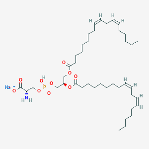 sodium;(2S)-2-amino-3-[[(2R)-2,3-bis[[(9Z,12Z)-octadeca-9,12-dienoyl]oxy]propoxy]-hydroxyphosphoryl]oxypropanoate