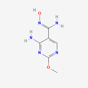 4-Amino-N-hydroxy-2-methoxypyrimidine-5-carboximidamide