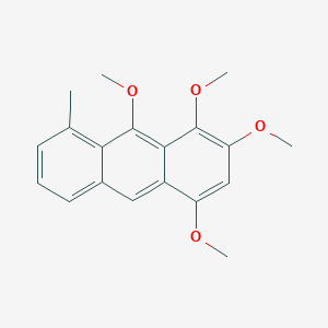 1,2,4,9-Tetramethoxy-8-methylanthracene