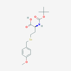 (S)-2-((tert-Butoxycarbonyl)amino)-4-((4-methoxybenzyl)selanyl)butanoic acid