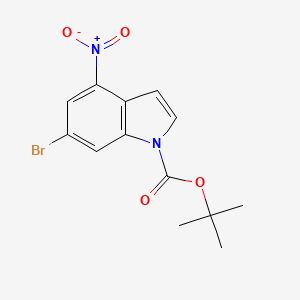 tert-Butyl 6-bromo-4-nitro-1H-indole-1-carboxylate