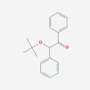 molecular formula C18H20O2 B13134898 2-(Tert-butoxy)-1,2-diphenylethanone CAS No. 51891-91-9