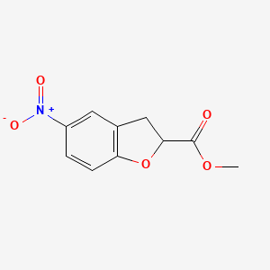 Methyl 5-nitro-2,3-dihydro-1-benzofuran-2-carboxylate