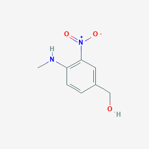 molecular formula C8H10N2O3 B1313496 [4-(甲基氨基)-3-硝基苯基]甲醇 CAS No. 62347-97-1