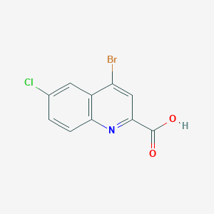 4-Bromo-6-chloroquinoline-2-carboxylicacid