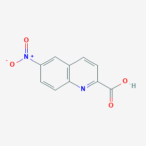 molecular formula C10H6N2O4 B1313497 6-硝基喹啉-2-羧酸 CAS No. 30836-96-5