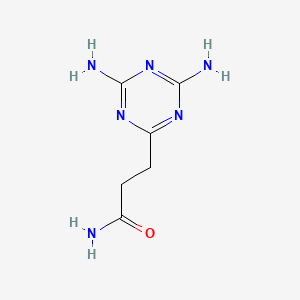 3-(4,6-Diamino-1,3,5-triazin-2-yl)propanamide