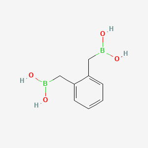 molecular formula C8H12B2O4 B13134989 (1,2-Phenylenebis(methylene))diboronicacid 