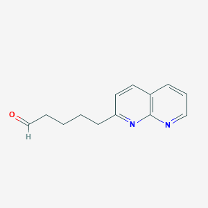 5-(1,8-Naphthyridin-2-yl)pentanal