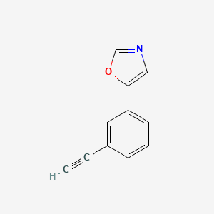 5-(3-Ethynylphenyl)oxazole