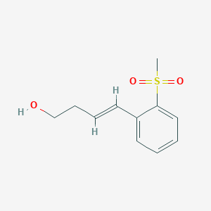 3-Buten-1-ol,4-[2-(methylsulfonyl)phenyl]-