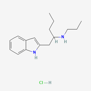 1-(1H-Indol-2-yl)-N-propylpentan-2-aminehydrochloride