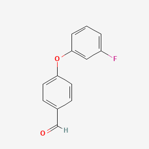 molecular formula C13H9FO2 B1313511 4-(3-氟苯氧基)苯甲醛 CAS No. 939758-29-9